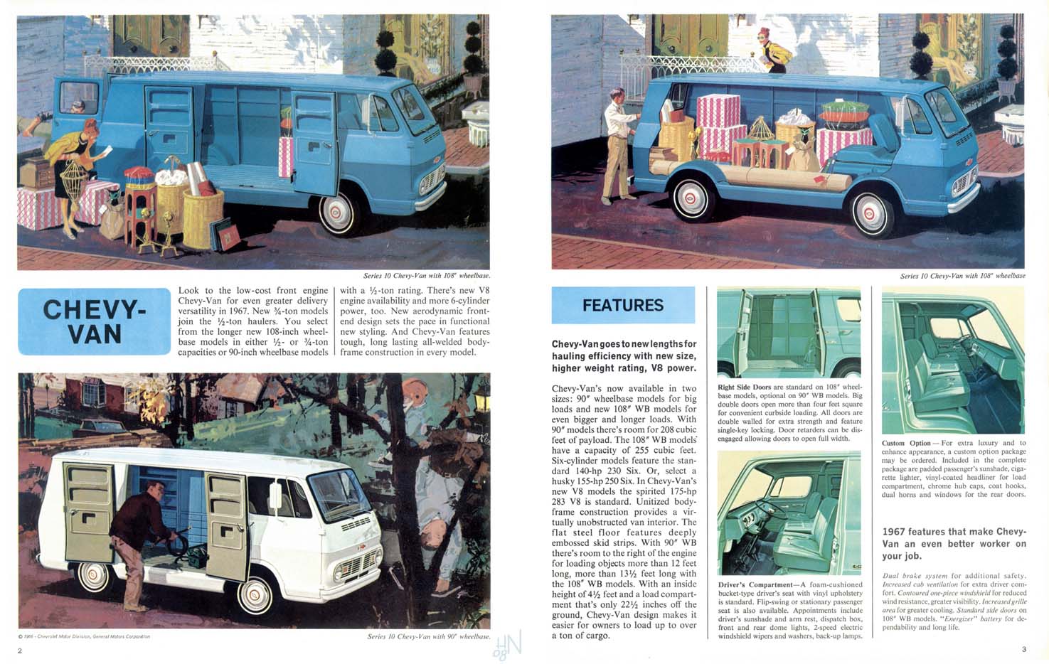 1967 Chevrolet Utility Van brochure